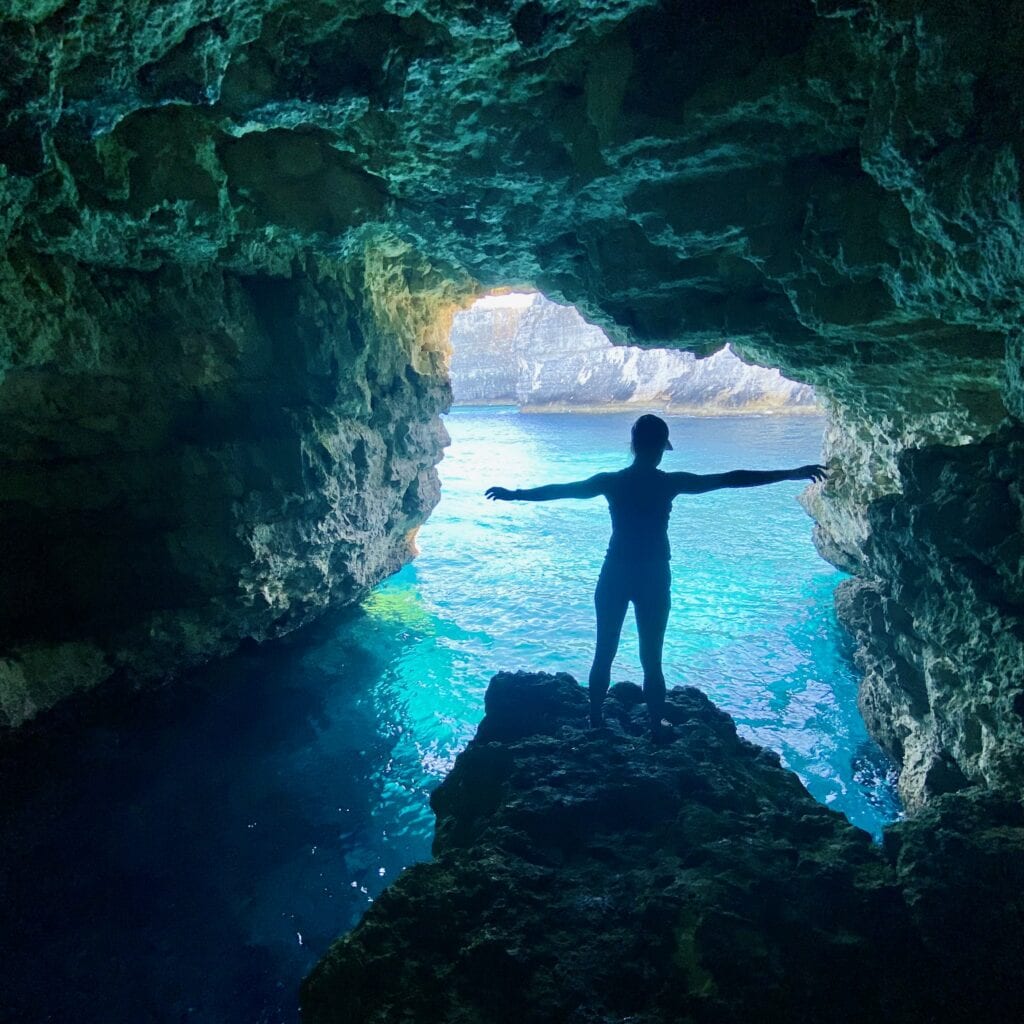 Santa Maroa Cave in Comino