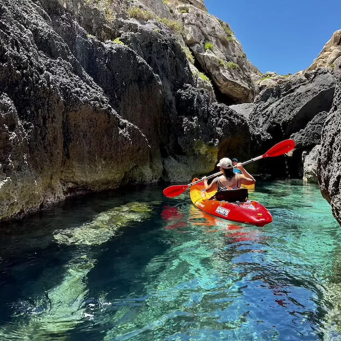 Things to do in Gozo - Kayaking in Mġarr ix-Xini Bay
