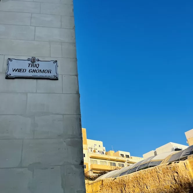 The Maltese Language - Street Sign