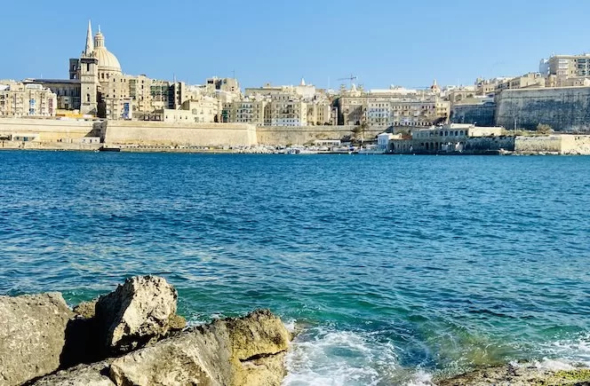 What to do in Valletta - View of Valletta from Sliema