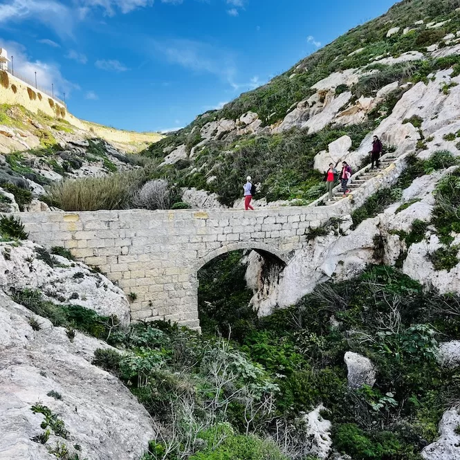 Gozo Hiking - Xlendi Bridge