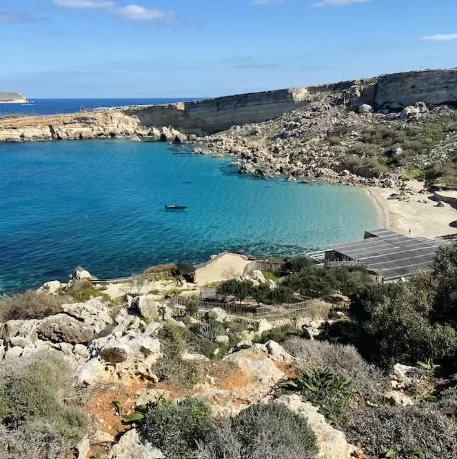 Paradise Bay Hike in Malta - Paradise Beach