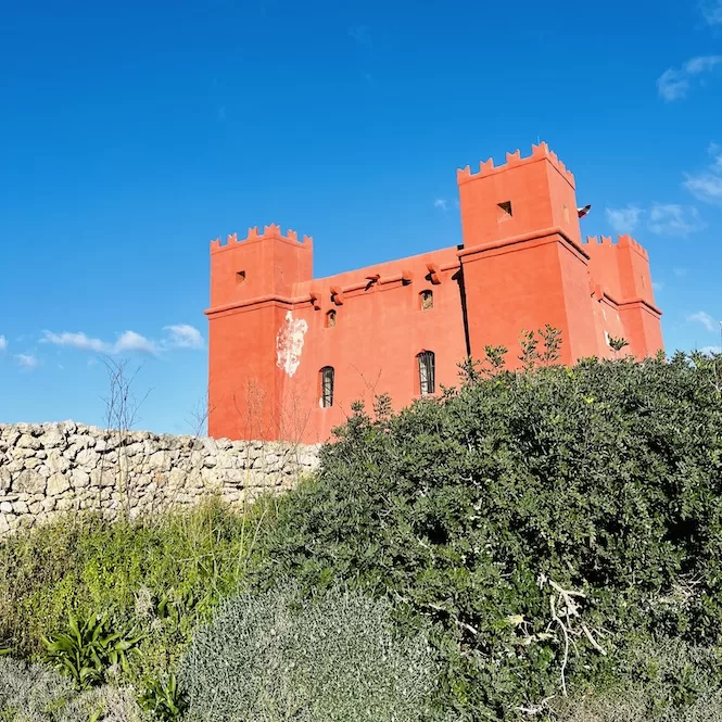 Paradise Bay Hike in Malta - Red Tower