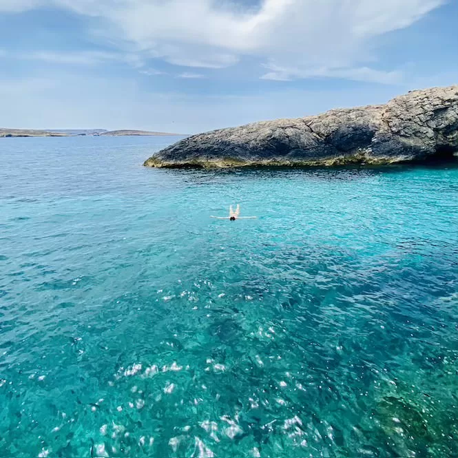 Secret Beaches in Gozo - Ta' Bamberin Bay