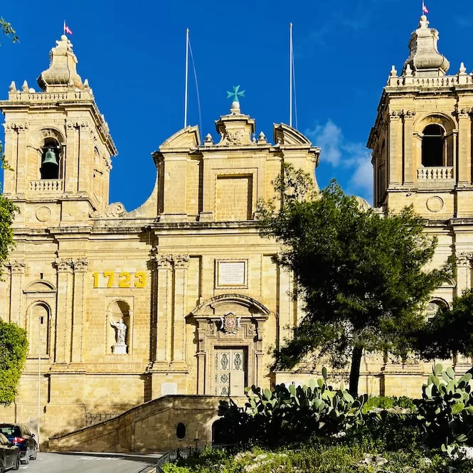 Three Cities in Malta - St Lawrence's Church in Birgu