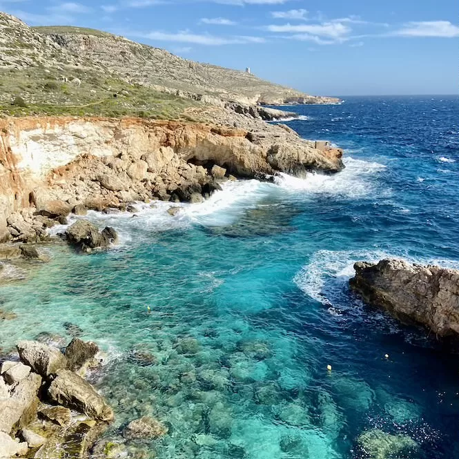 Hiking Trails in Malta - Secluded Coves along the Way from Hagar Qim to Ghar Lapsi