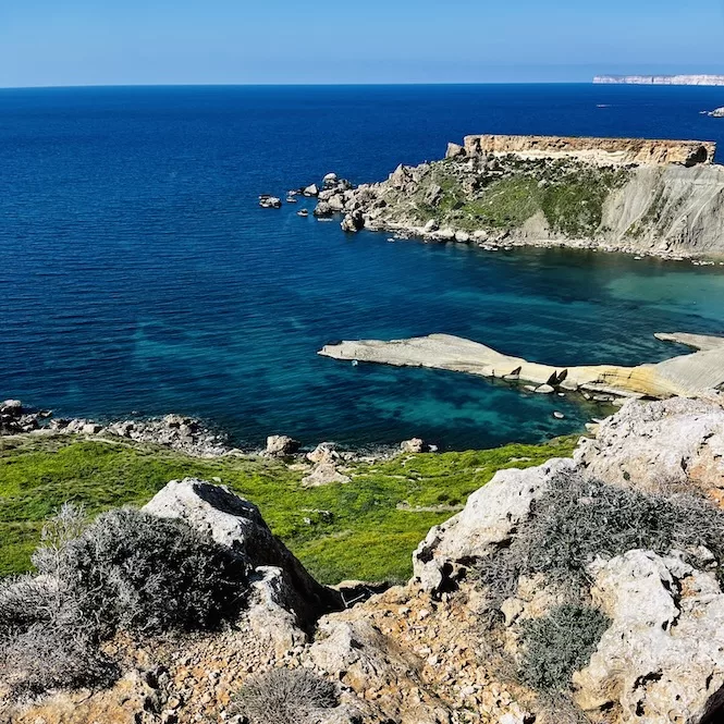 Hiking Trails in Malta - Ghajn Tuffieha to Gnejna Bay