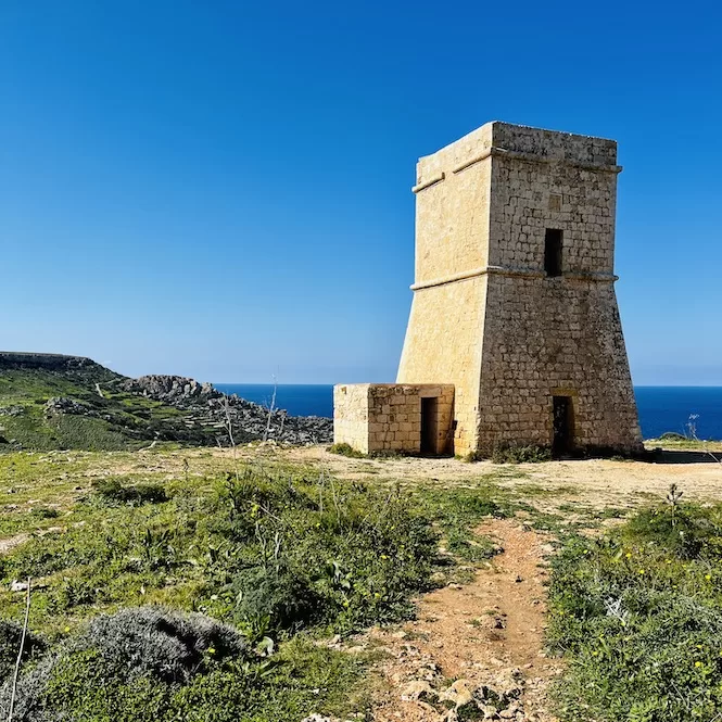 Malta's Coastline - Lippija Tower