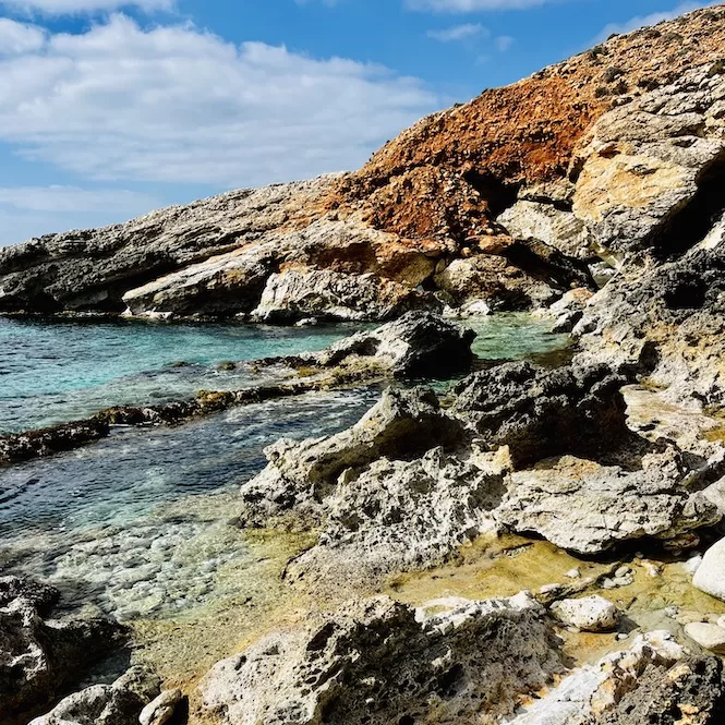 Scenic Hike in Malta - Tiny Bay for Swimming