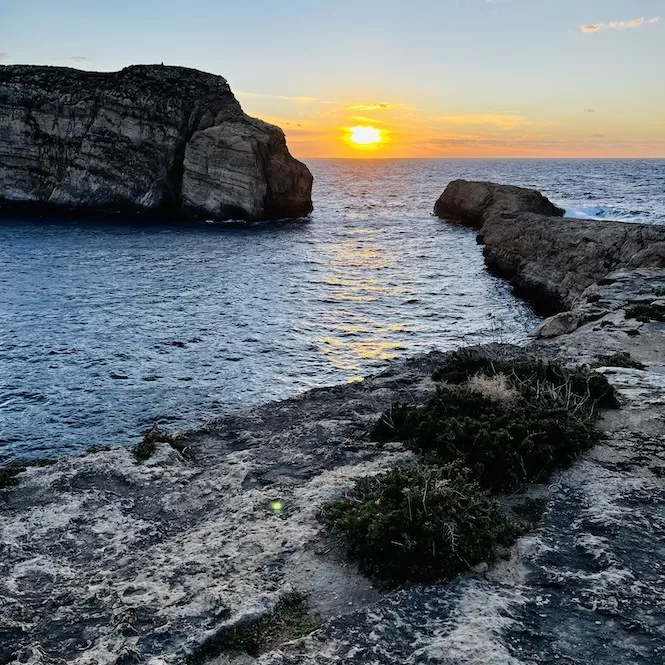 Dwejra Bay - Sunset at Dwejra Bay