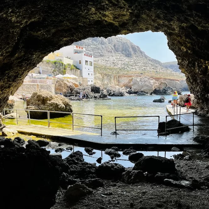 Għar Lapsi - A View from the Cave