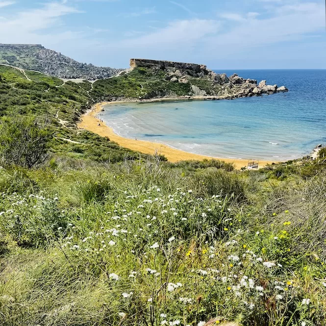 What to do in Malta for a Week - Ghajn Tuffieha Beach