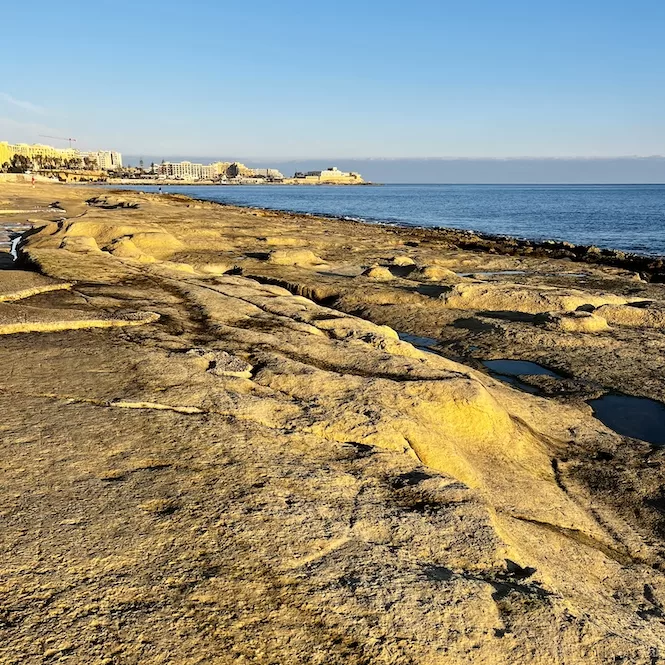 Sliema Beaches - Exiles Beach to the Open Sea