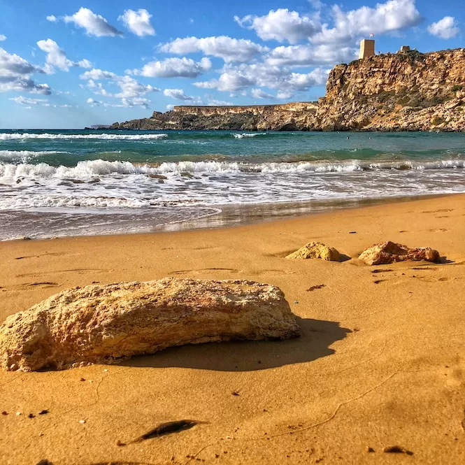 Malta in 4 days - Ghajn Tuffieha Beach