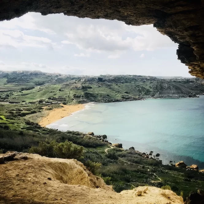 Ramla Beach - A View from Calypso Cave