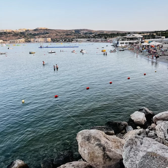 Ghadira Beach - A View from the car park