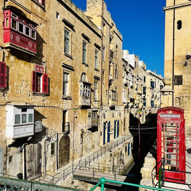 Malta in Winter - Valletta Streets