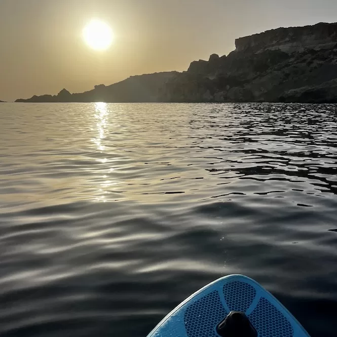 Water Sports in Malta - Paddle Boarding During Sunset