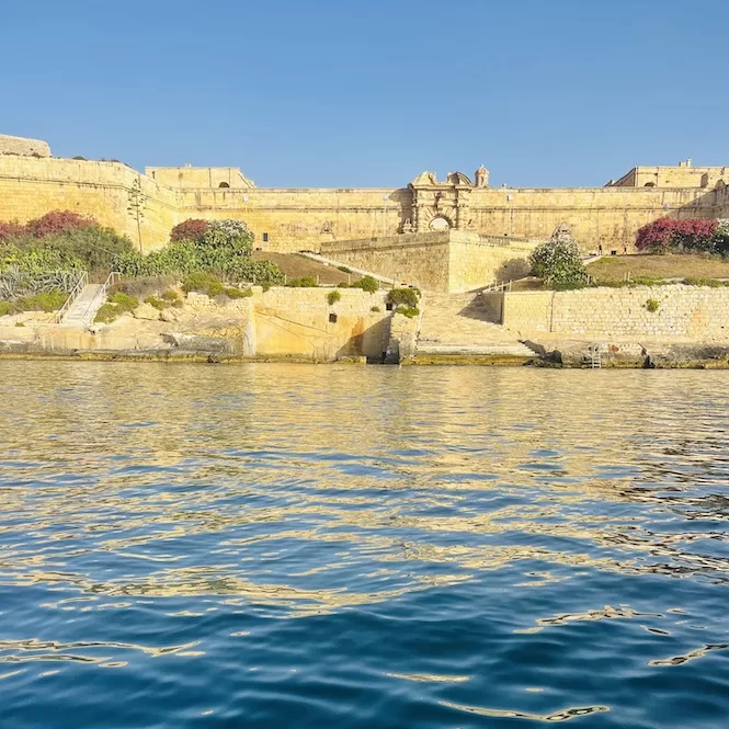 Gzira - Manoel Island's Rocky Coast and Fort Manoel