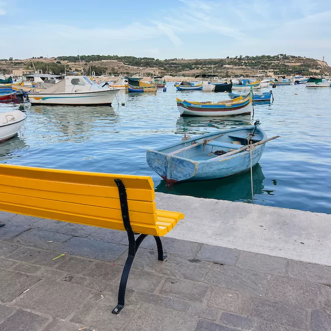 Marsaxlokk Fishing Village - Along the Promenade