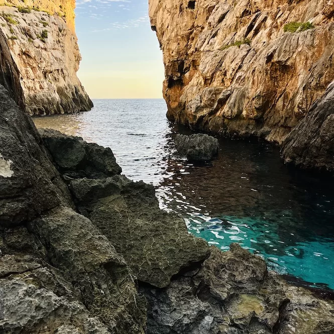 Wied Babu - Seaview at the End of the Hike