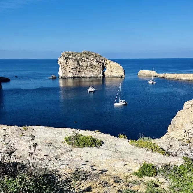 Things to do in Malta - Dwejra Bay in Gozo