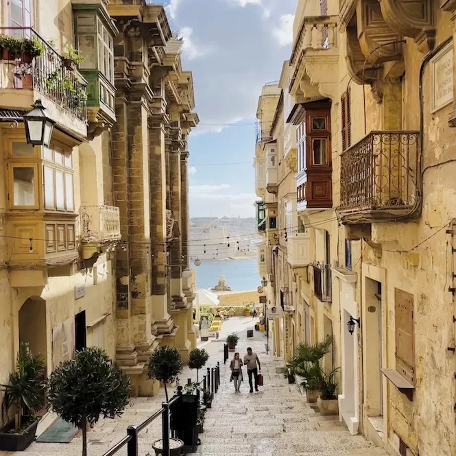 Things to do in Malta - Street in Valletta