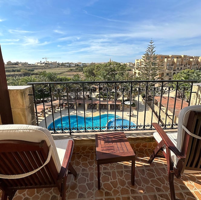 5-Star Hotels in Malta and Gozo - Views from a Kempinski Hotel balcony