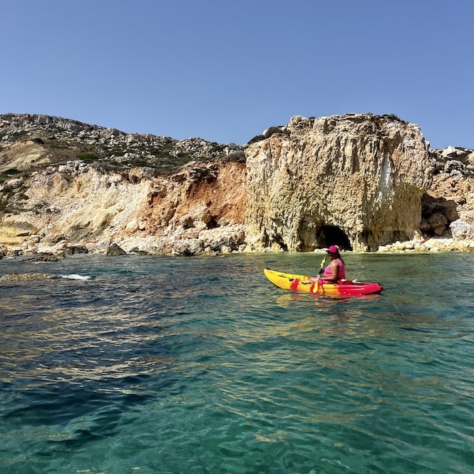 Mellieha - Kayaking to Imgiebah Bay