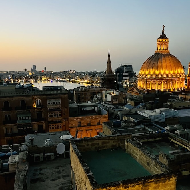 What to do in Valletta - Views from the Rooftop Restaurant & Lounge