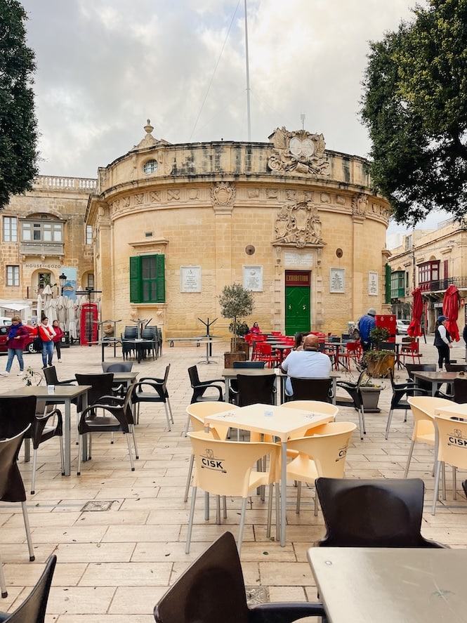 Independence Square in Victoria, Gozo