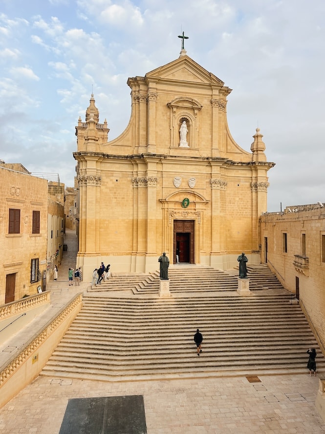 The Cathedral of the Assumption in Victoria, Gozo