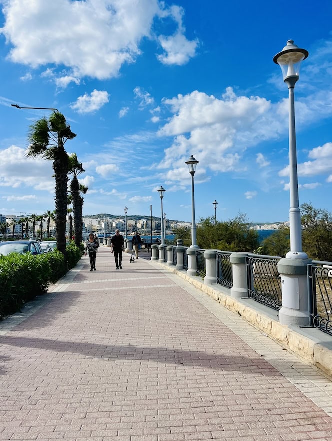 Bugibba Promenade in Malta is a bustling waterfront area known for its lively atmosphere and stunning sea views. It's an excellent choice for budget-friendly travelers, offering affordable hotels, restaurants, and entertainment options. 